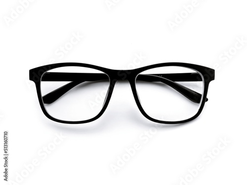 Eye glasses isolated on white background.