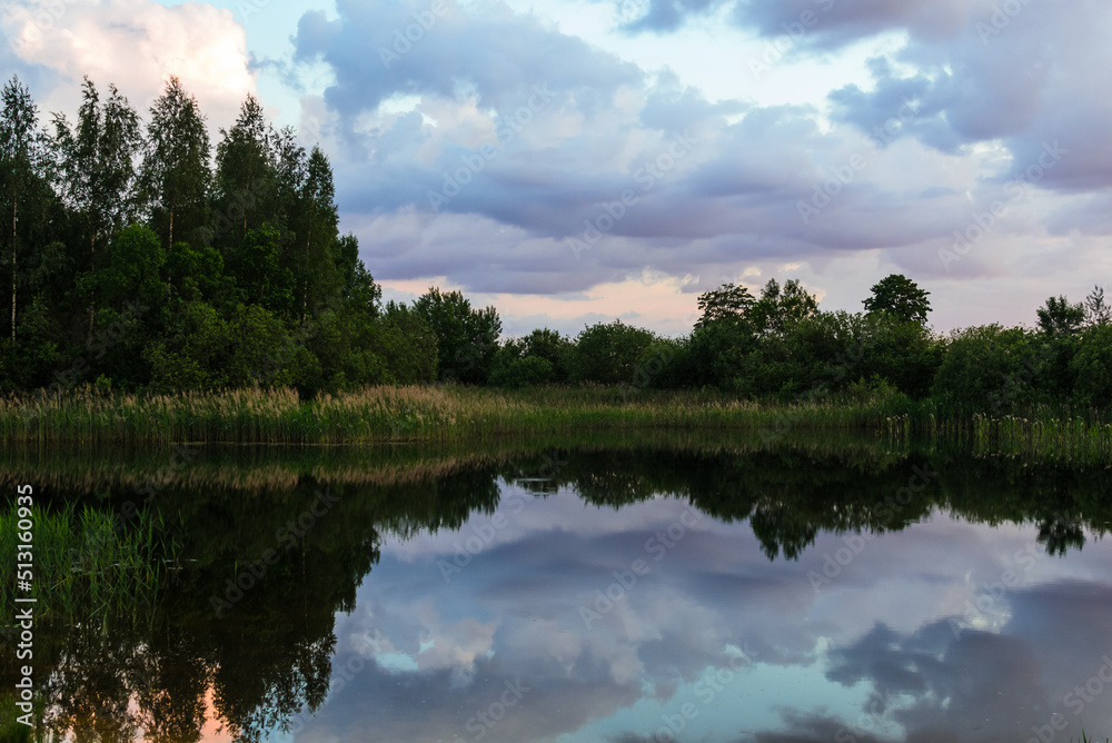 the lake near the Latvian village1