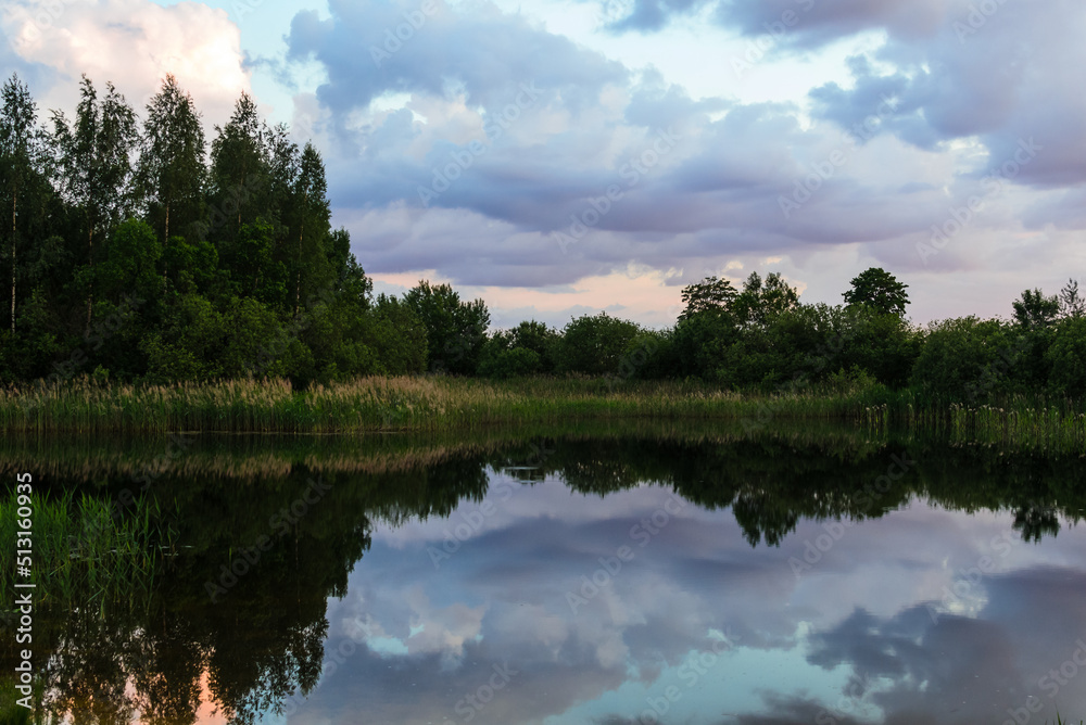 the lake near the Latvian village1 the lake near the Latvian village1