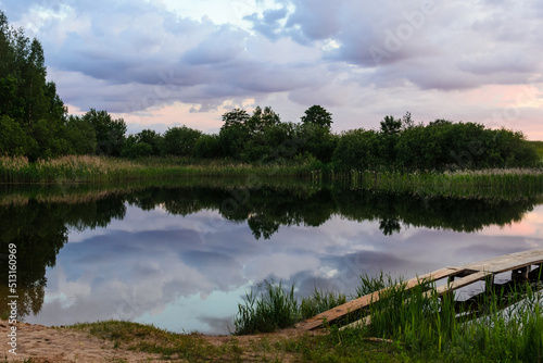 the lake near the Latvian village3