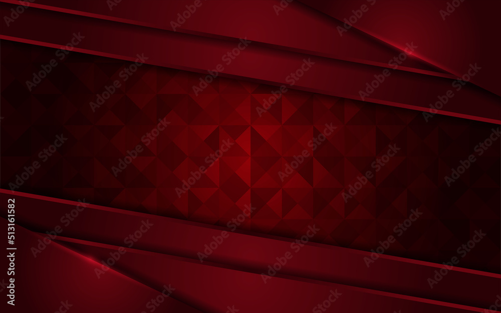 Modern dark red background with texture effect overlap layer design ...