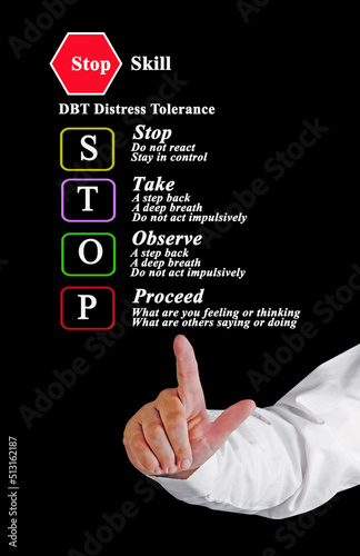 approach of DBT distress tolerance photo