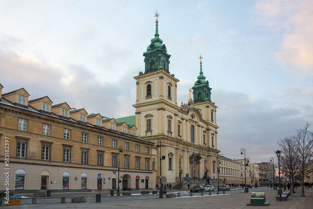 Holy Cross Church in Warsaw, Poland	
