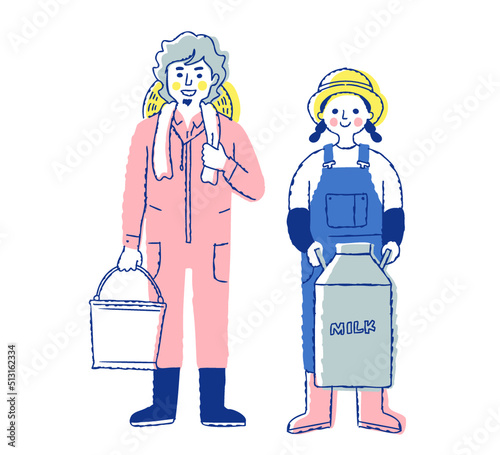 酪農・畜産農家の男女