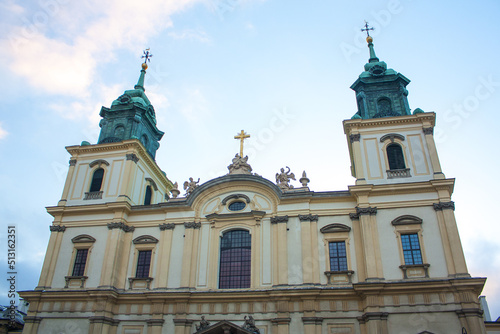 Holy Cross Church in Warsaw, Poland