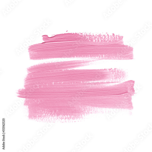 Wallpaper Mural Makeup pink smear abstract art background isolated. Textured design. Creative template for logo or sale banner. Torontodigital.ca