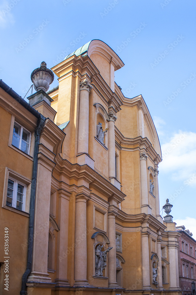 Church of St. Marcin in Warsaw, Poland