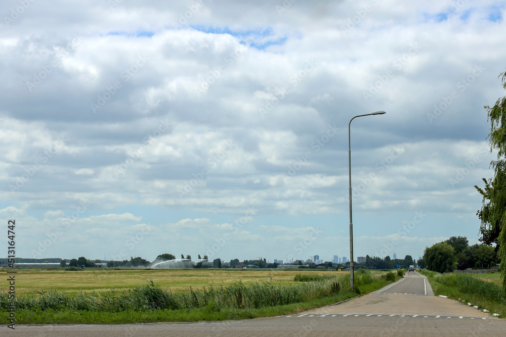 Zuidplaspolder area between Zuidplas en Waddinxveen where new village will be raised