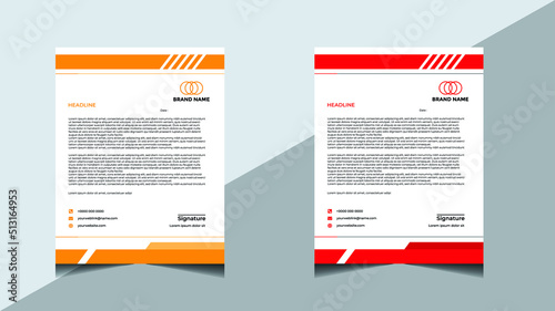 Professional Letterhead Design Template