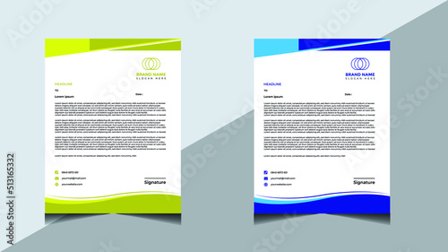 Professional Letterhead Design Template