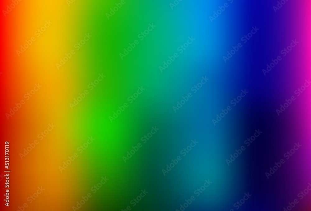 Fototapeta premium Light Multicolor, Rainbow vector bokeh pattern.