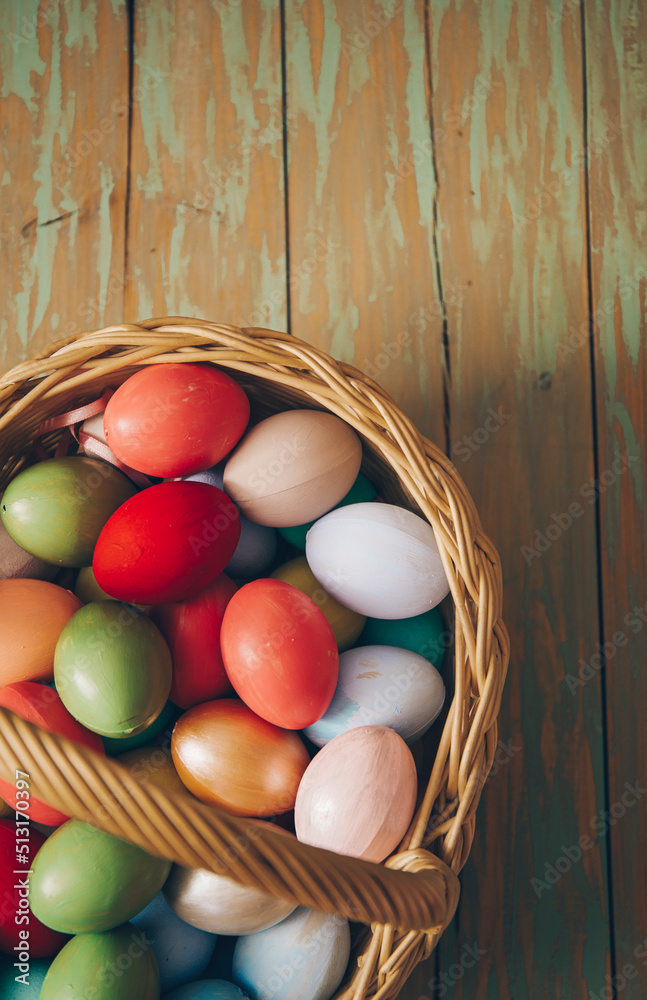 easter eggs in a basket. Easter concept. Colored eggs. Holidays. Happy day. Spring time. easter eggs in a basket. Easter concept. Colored eggs. Holidays. Happy day. Spring time.