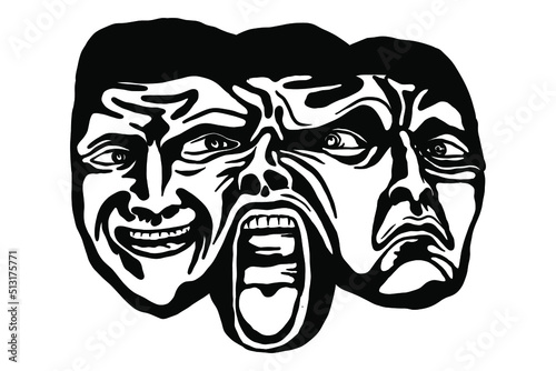 Different emotions mood change