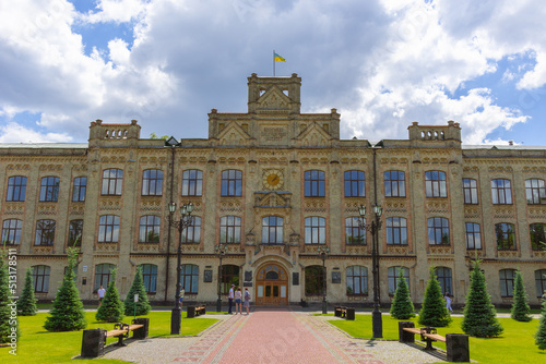 Bild auf Leinwand The old building of the Kyiv Polytechnic Institute