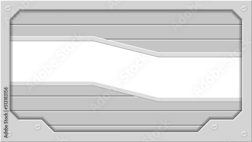 金属とねじのメカニカルなフレーム_16:9