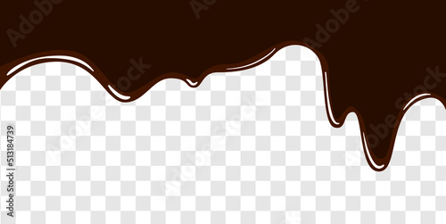溶けるチョコレートのベクターデータ