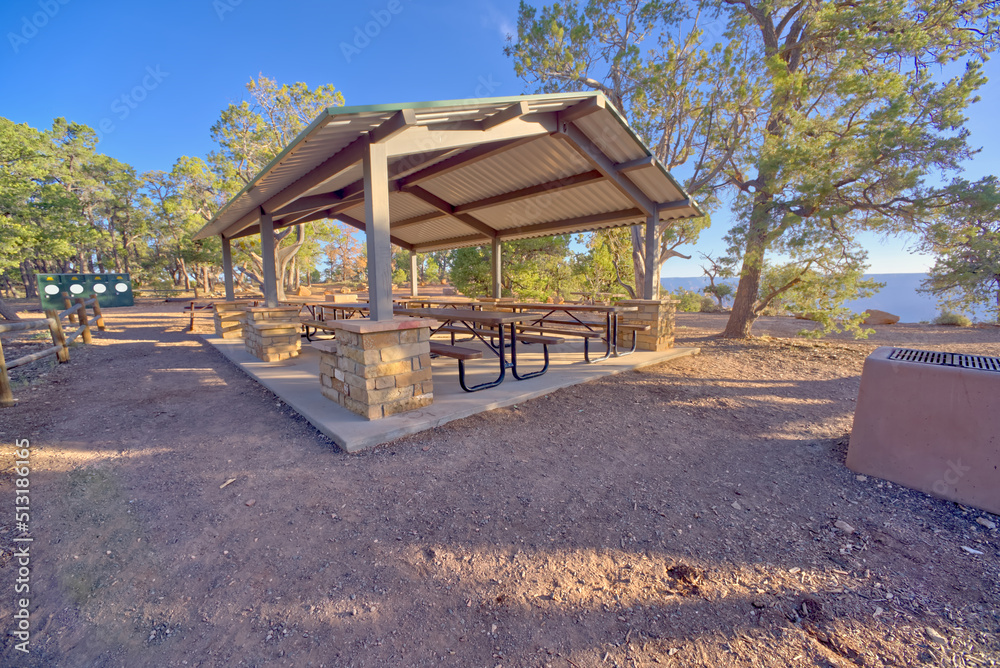 Shoshone Point Picnic Area at Grand Canyon AZ. Public Park, no property release needed. Shoshone Point Picnic Area at Grand Canyon AZ. Public Park, no property release needed.