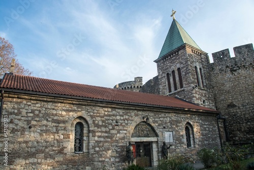 Ruzica Church, Kalemegdan fortress in Belgrade in Serbia photo
