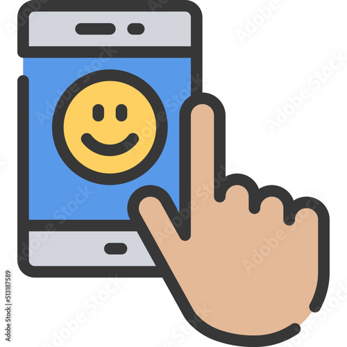 Positive Mobile Interaction Icon