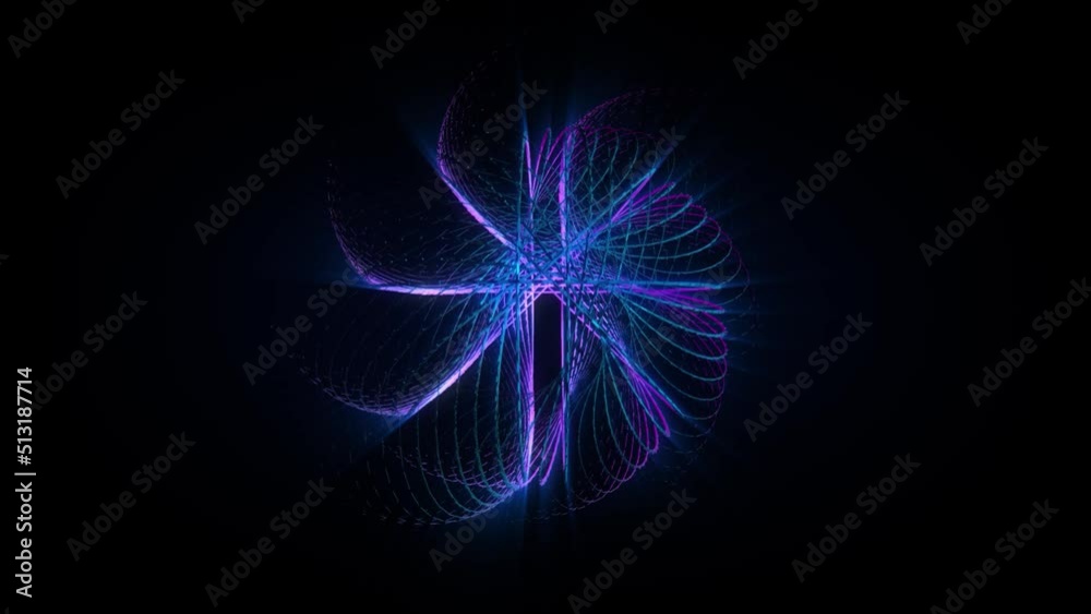 Abstract background 3D animation shiny futuristic object made of geometric elements transforms and rotates in space loop. Great for scientific, technological, industrial, futuristic, luxury, sci-fi il Abstract background 3D animation shiny futuristic object made of geometric elements transforms and rotates in space loop. Great for scientific, technological, industrial, futuristic, luxury, sci-fi il