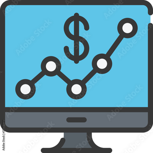 Online Stocks Icon