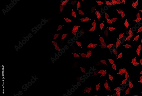 Dark Red vector sketch backdrop.
