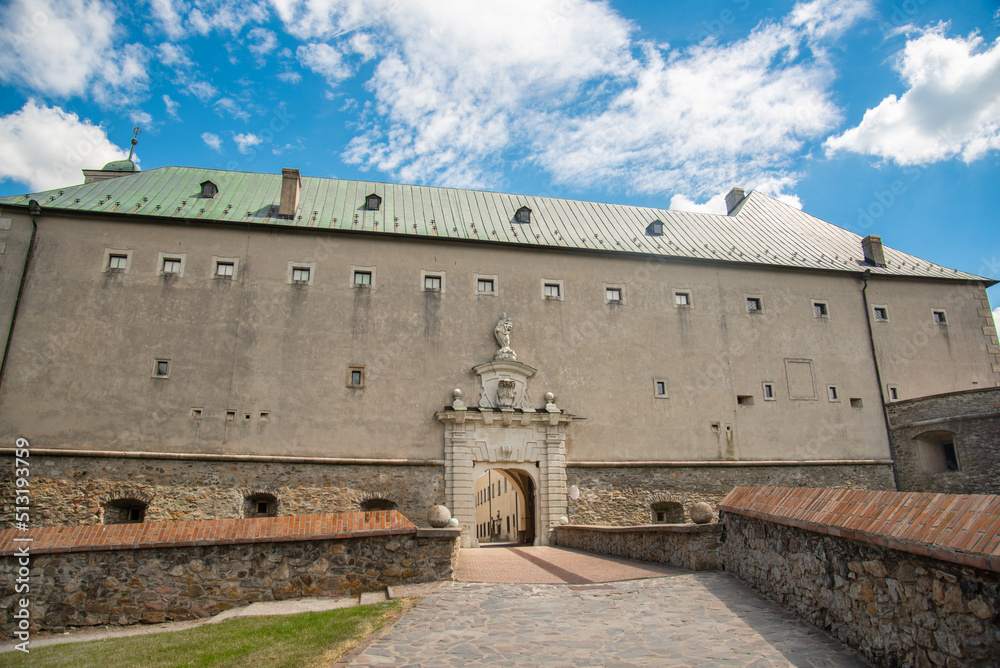 Beautiful historic castle in Slovakia, Cerveny kamen castle. 