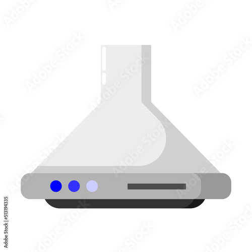 Kitchen hood icon. Subtable to place on kitchen, household devices, etc.