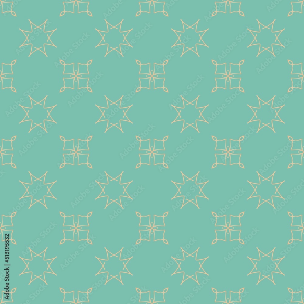 Beige-green seamless pattern. Floral background for printing on paper, textiles, ceramics, for stylish packaging of men's gifts