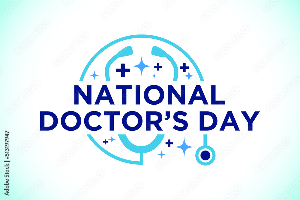National doctors day. World doctors day template. Vector illustration. National doctors day. World doctors day template. Vector illustration.