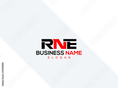Monogram RNE Logo Letter Vector, Creative RN r n e Logo Icon Design For All Kind Of Use