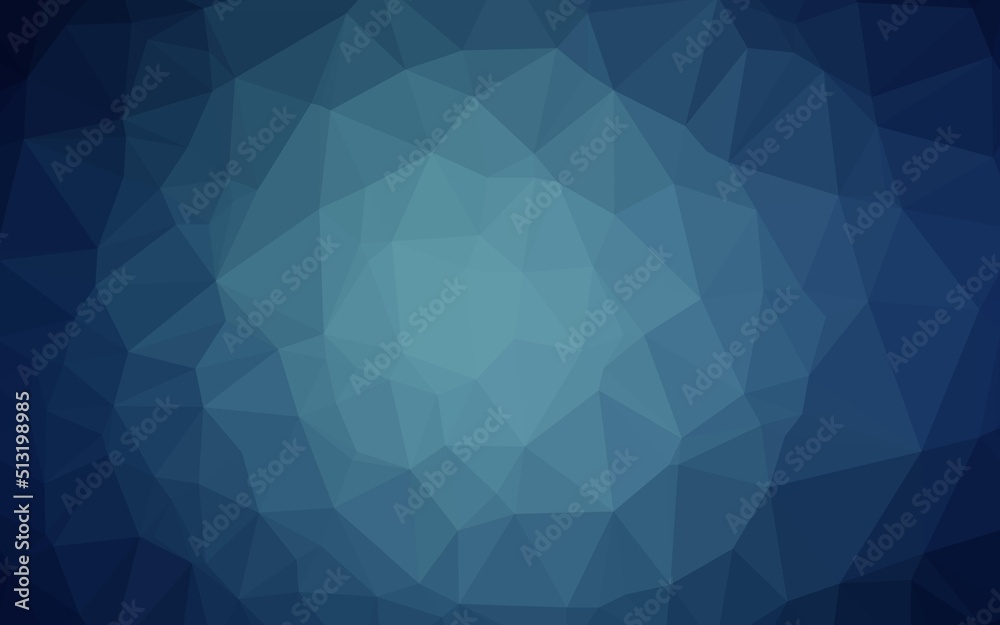 Dark BLUE vector blurry triangle pattern. Dark BLUE vector blurry triangle pattern.