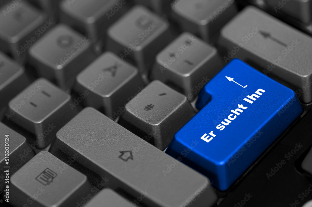 Blaue Enter Taste Er sucht Ihn Blaue Enter Taste Er sucht Ihn