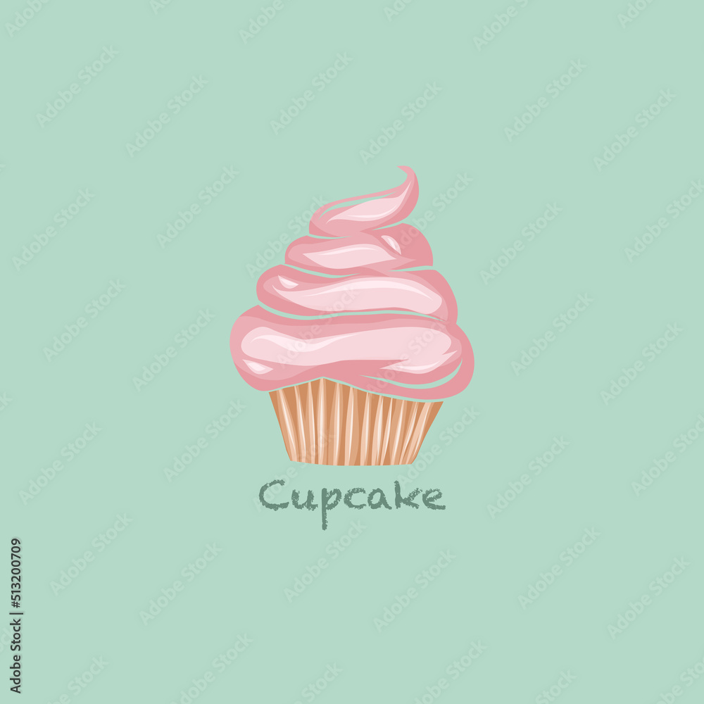 Pink cupcake Pink cupcake