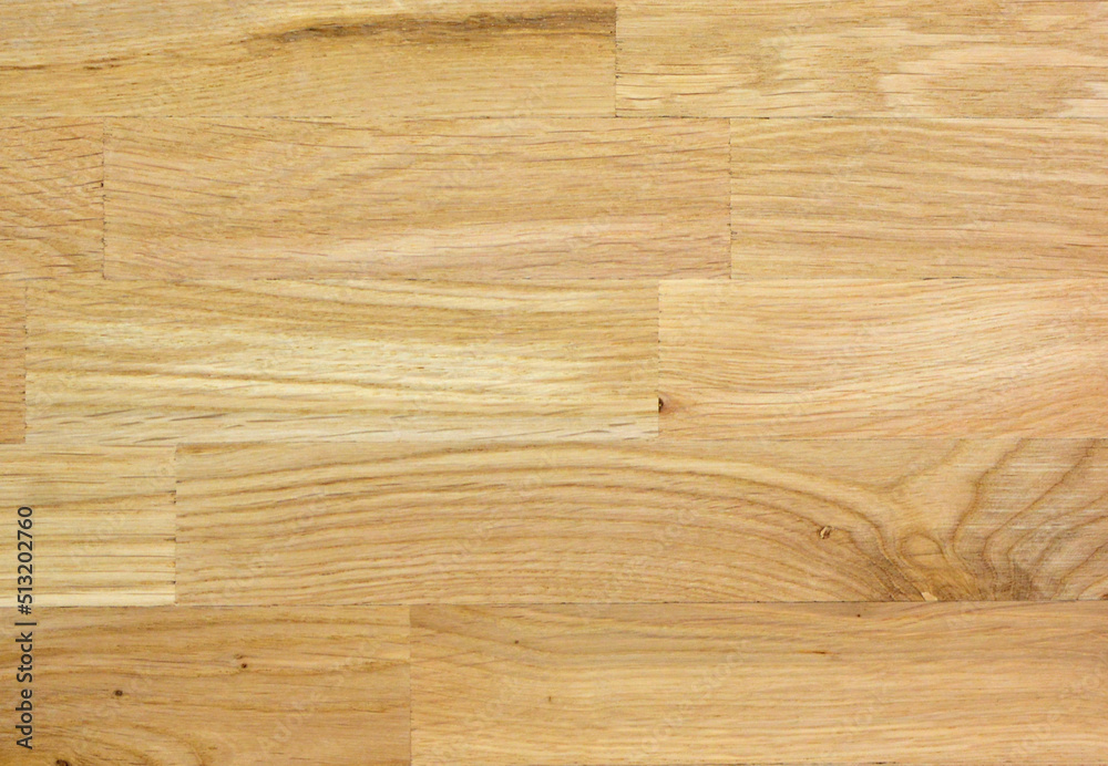 Fototapeta premium Oak wood texture. Joint finger wood pattern