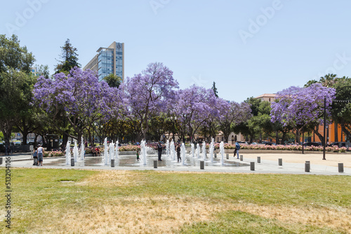 Plaza de Cesar Chavez is a small park in Downtown San Jose, California, USA, named after Cesar Chavez in 1993.