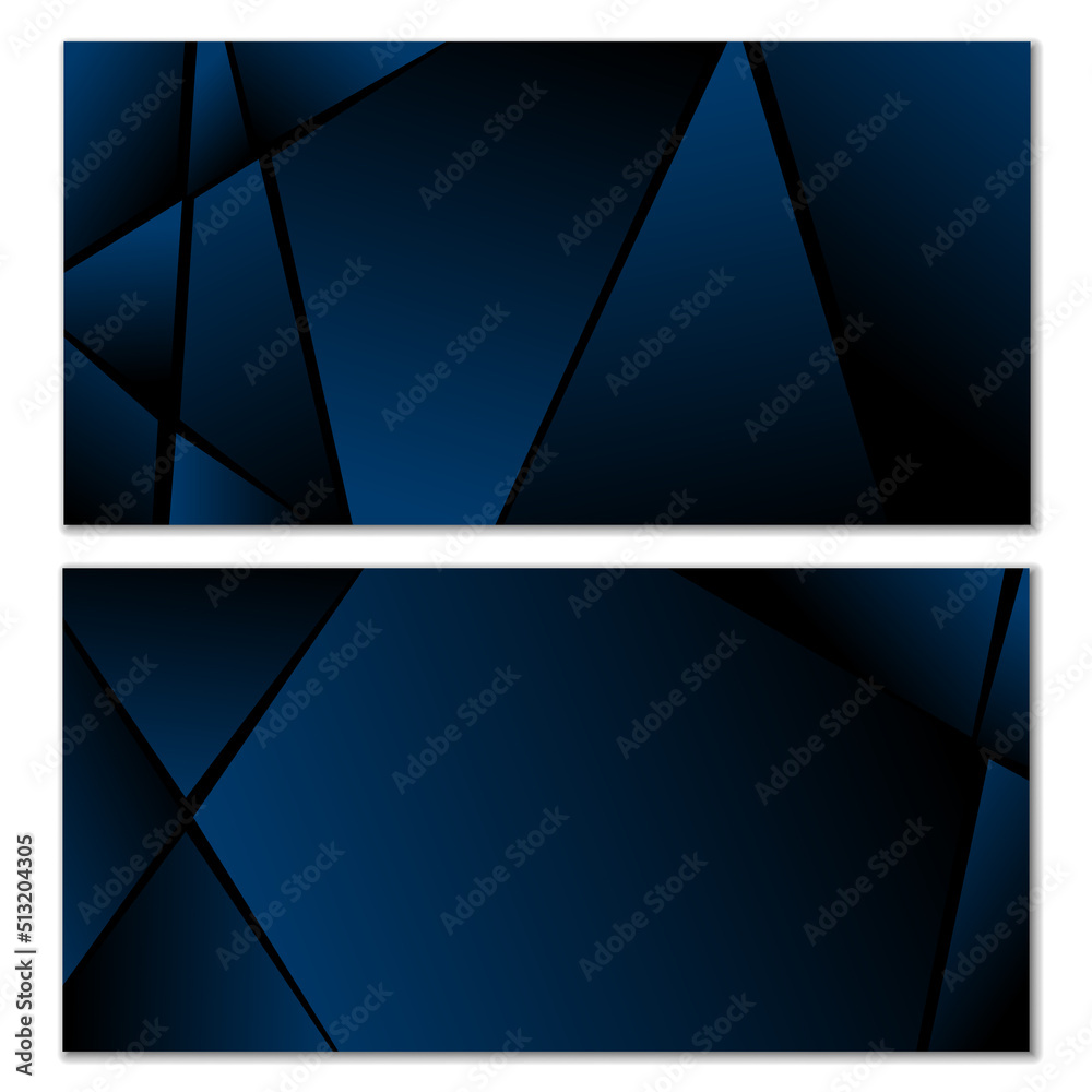 Abstract polygonal pattern. Set of two dark gradient polygonal backgrounds. Background design, cover, postcard, banner, wallpaper Abstract polygonal pattern. Set of two dark gradient polygonal backgrounds. Background design, cover, postcard, banner, wallpaper