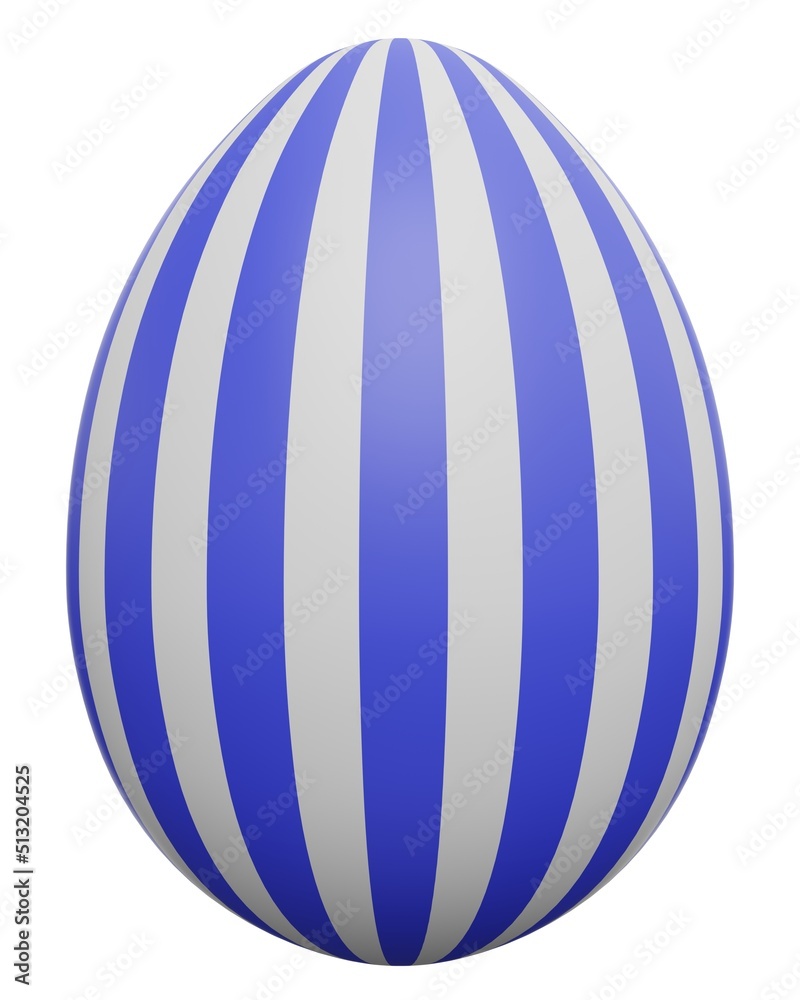 Easter egg icon. 3d rendering. Easter egg icon. 3d rendering.