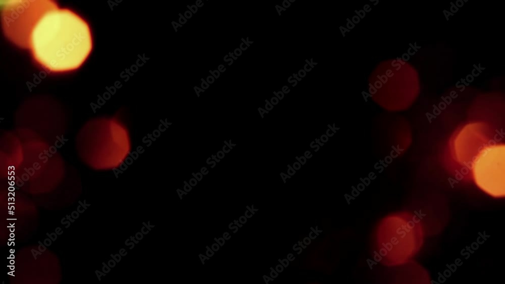 Flash bokeh lens flare light leak overlay flashing elegant animation