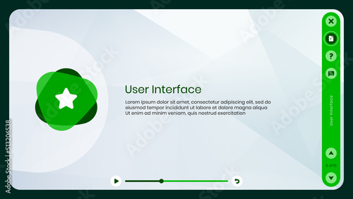 e-learning template, User Interface, UI, UX, Assessment template, presentation, Quiz, LMS, education, elearning, Editable icons