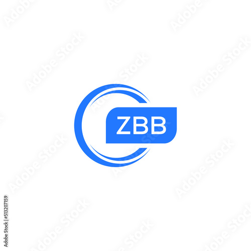 ZBB letter design for logo and icon.ZBB typography for technology, business and real estate brand.ZBB monogram logo.vector illustration.	 photo