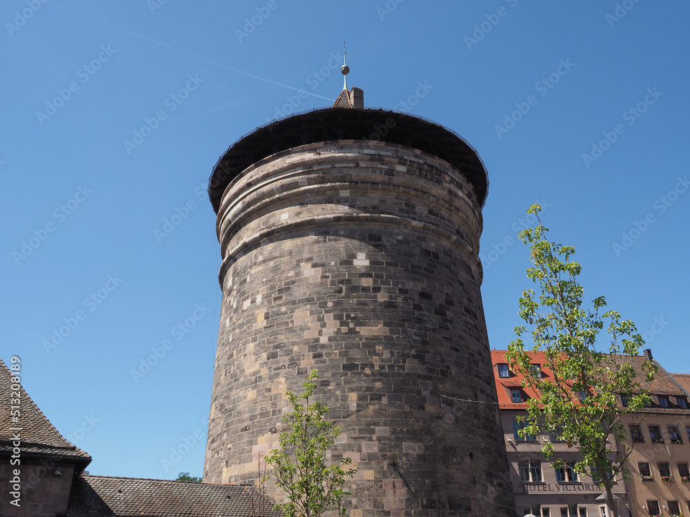 Frauentor tower in Nuernberg