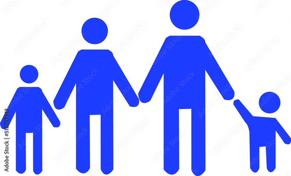happy family, small family, family blue icon happy family, small family, family blue icon