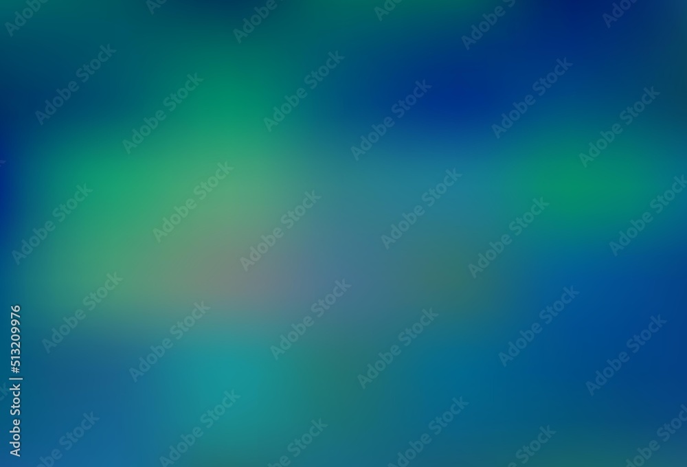 Fototapeta premium Light BLUE vector blurred bright background.