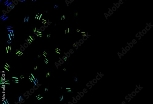 Dark blue, yellow vector pattern with narrow lines.