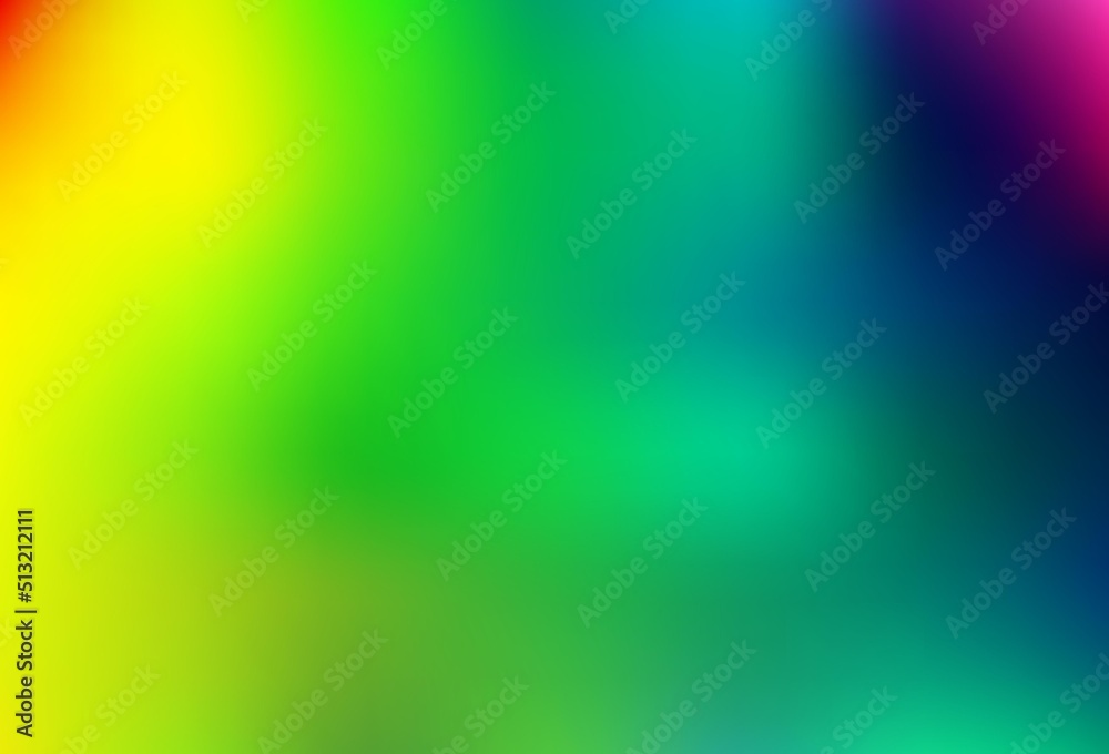 Light Multicolor, Rainbow vector modern bokeh pattern.