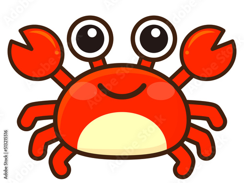 かわいいカニのイラスト素材＿ベクター