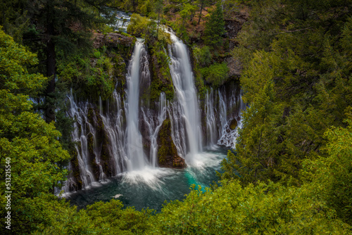 Burney Falls in McArthur-Burney Falls Memorial State Park  in Shasta County  California