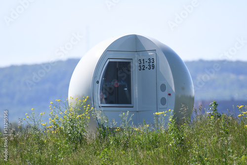 Biogas collection well sphere photo