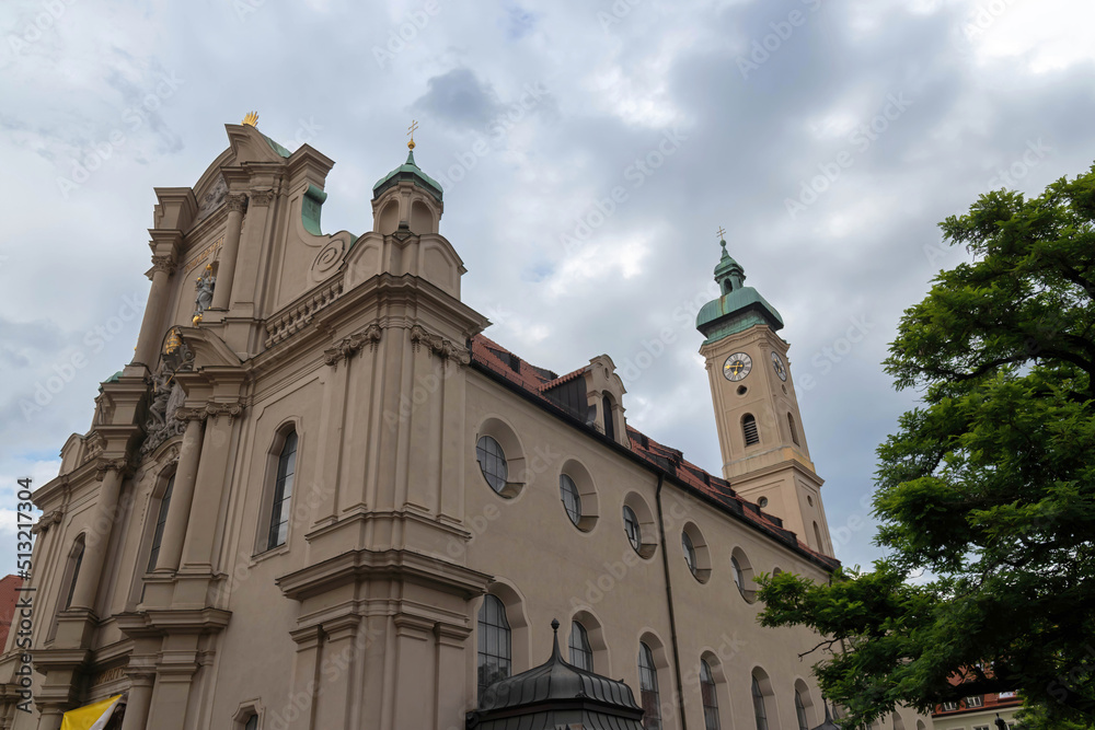 The Holy Spirit Church (German: Heilig Geist Kirche) in Munich